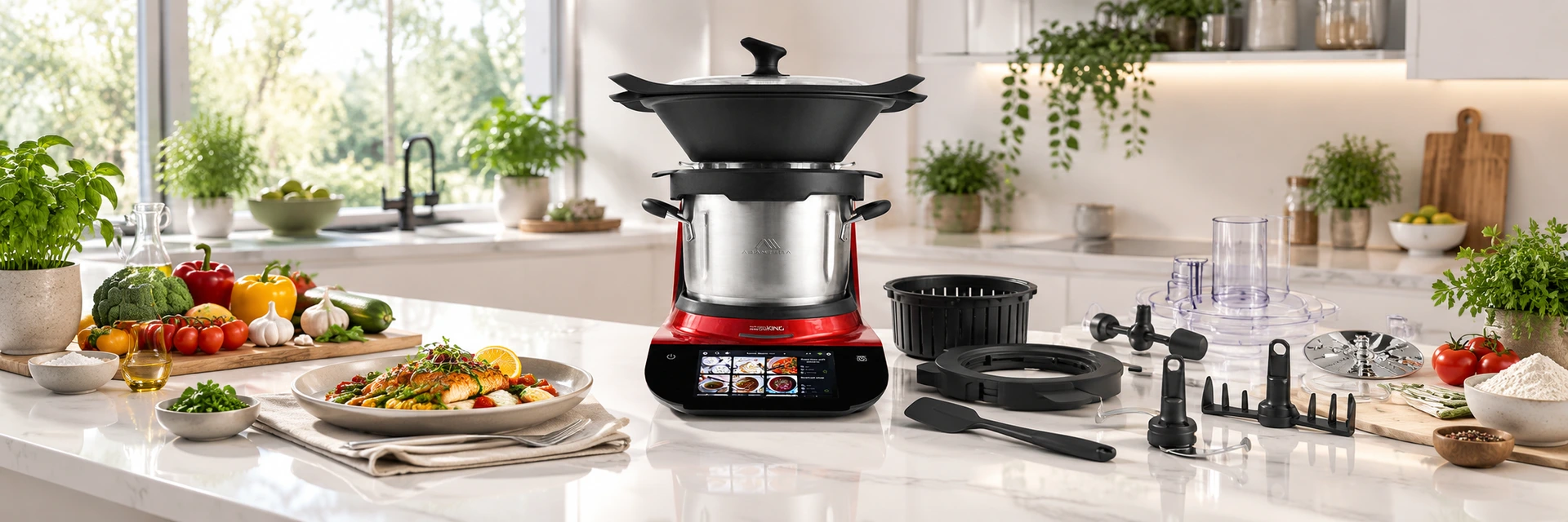 robot de cocina abantera con recetas y programas