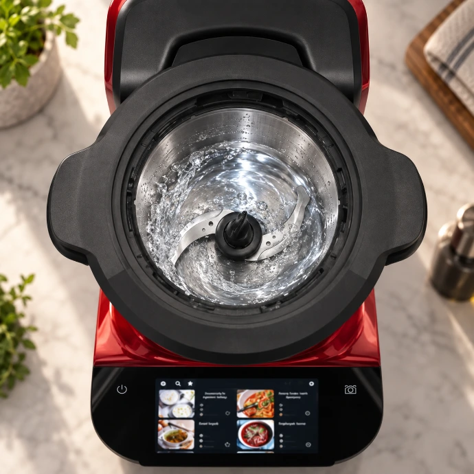 turbo con sistema de limpieza robot de cocina abantera