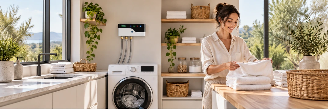 Sistema de lavadora con ozono neo greenwashing