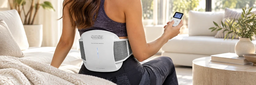 masajeador termoterapia para zona lumbar de abantera