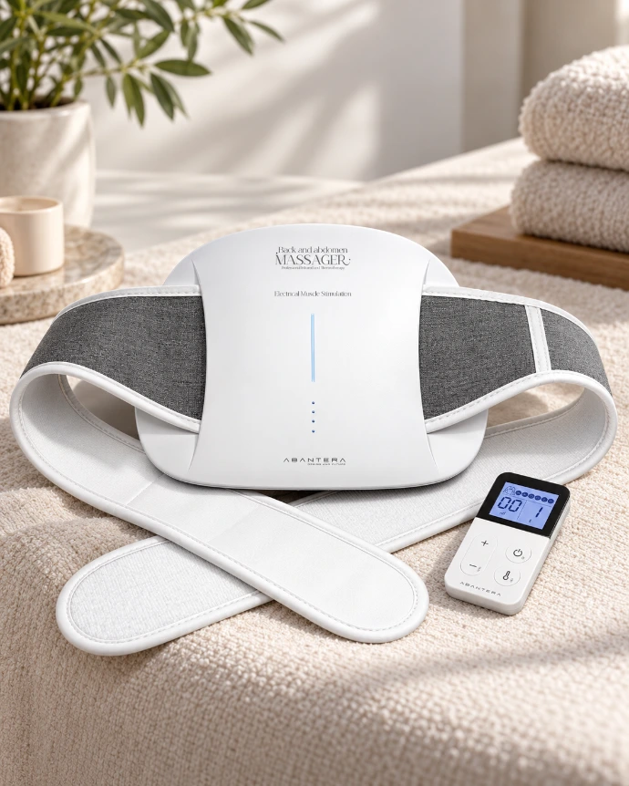 masajeador abdominal y lumbar con sistema de ondulación