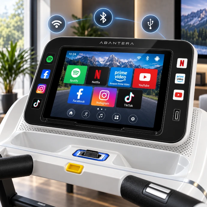 cinta Abantera WiFi Bluetooth y aplicaciones