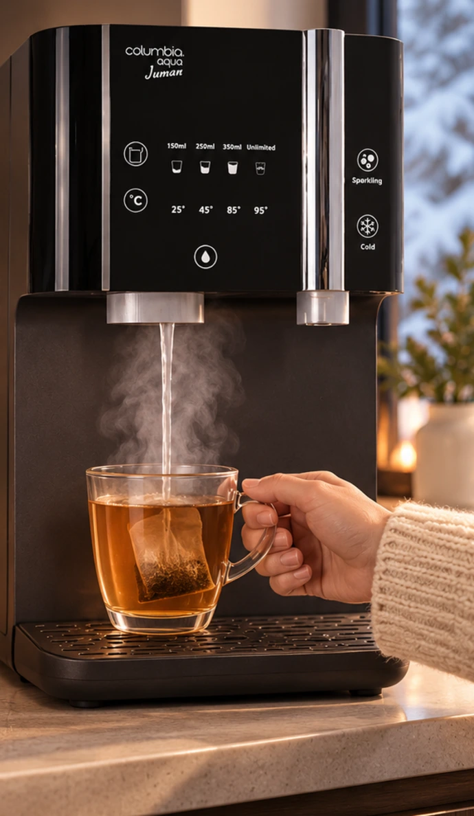 Agua fría, caliente, ambiente y con gas al instante