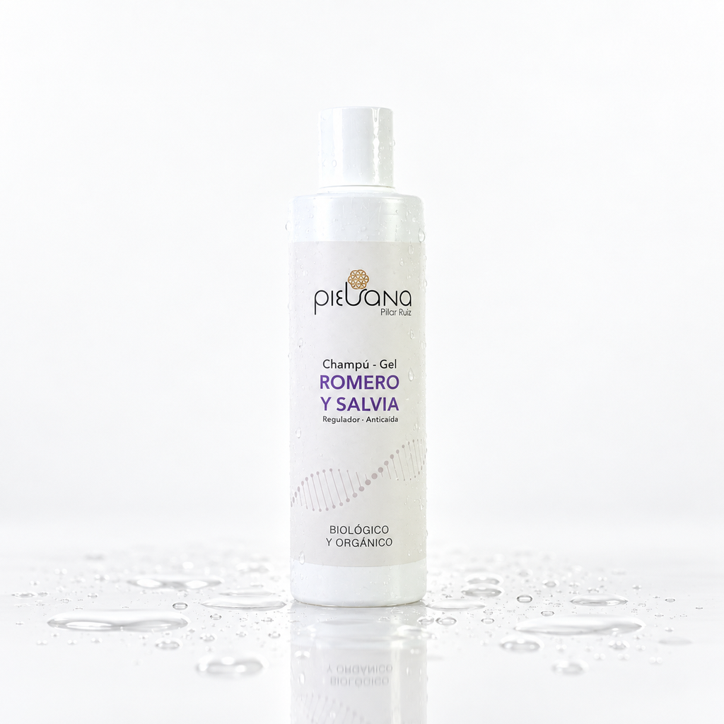 Gel y Champú Romero y Salvia Biológico · Anticaída 250 ml